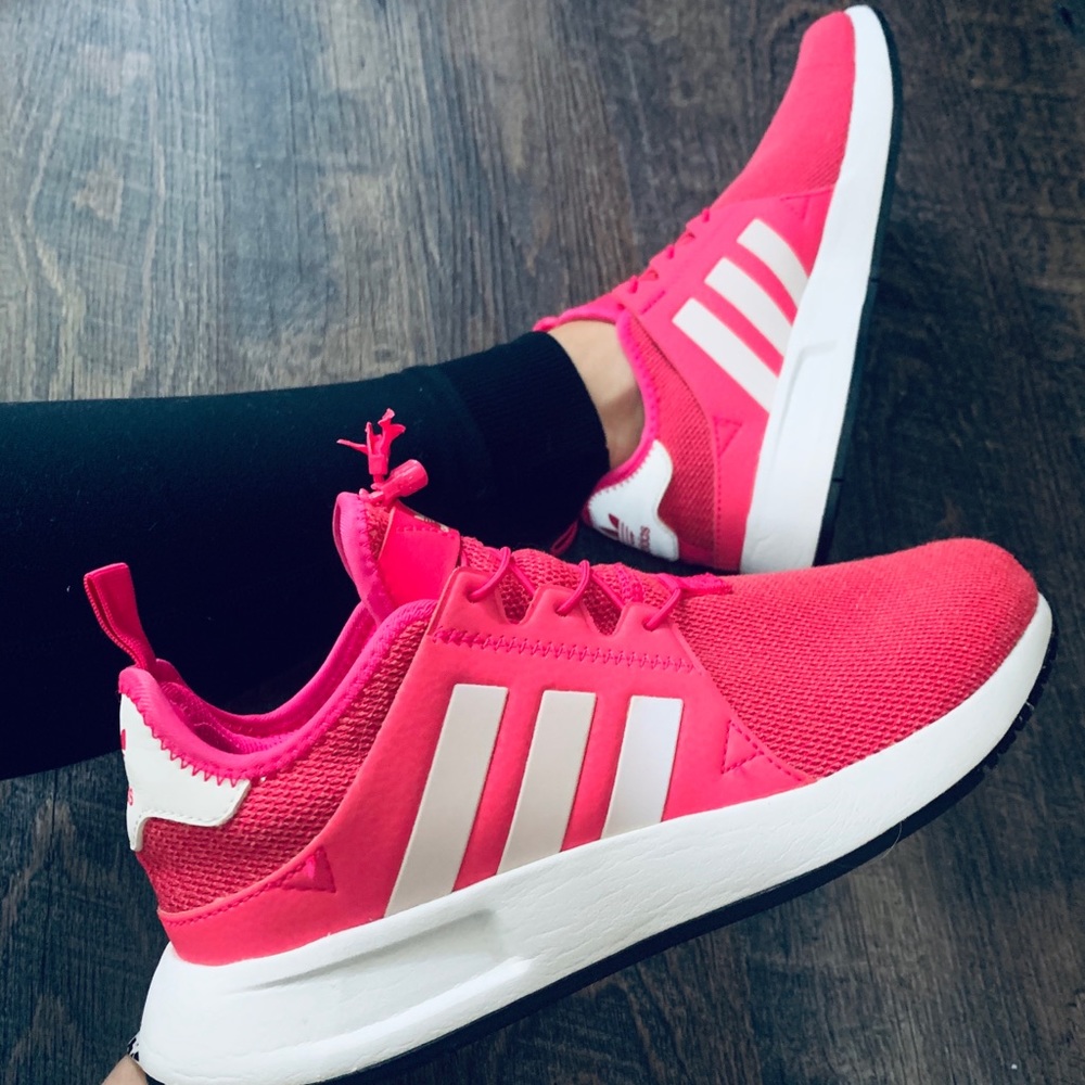 Bright Pink Adidas!